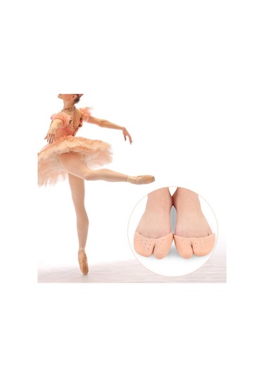 Parmak Koruyucu Silikon Tabanlık Bale Ayakkabı Yüksek Topuklu