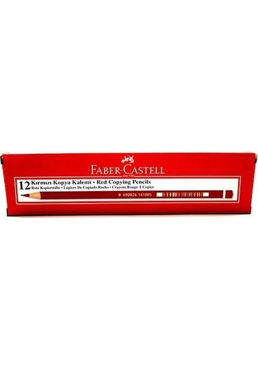 Faber Castell 12'Li Kırmızı Kalem