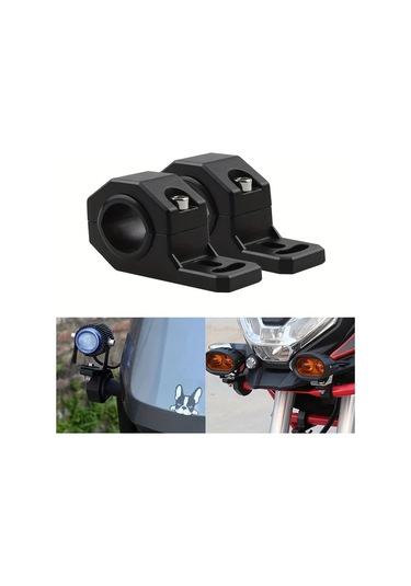 Xuweiwei 2pcs 8mm Alüminyum Alaşım Tutamak Braket 6mm 8mm 10mm Yardımcı Sürüş Işığı Bağlantı Braketi