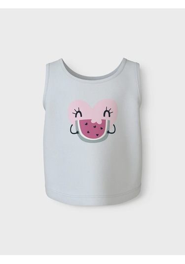 Name It Nmfvigea Tank Short Top Kız Çocuk Askılı T-shirt 13241642 Beyaz