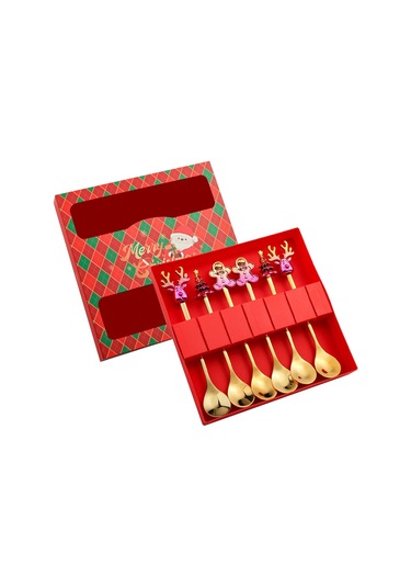 Homyl 6x Yılbaşı Geyik Ağacı Zencefilli Kurabiye