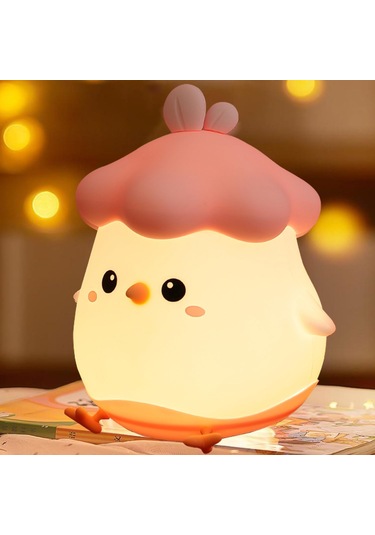 Woukksy Çocuk Gece Lambası Bebek Silikon Gece Lambası, Kawaii
