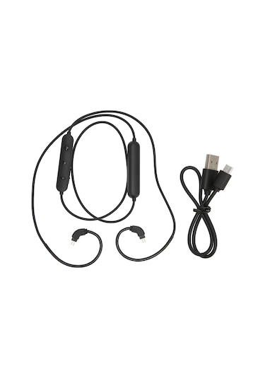 Konesam Kablolu Kulaklığı Kablosuz Hale Getiren Bt 5.0 Adaptör Kablosu, Düşük Gecikme, Mikrofon Ve Kumanda, 2 Pin 0.78mm Uyumlu Massdrop Ve Diğerleri Diğer