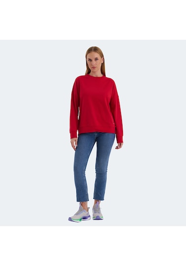 Slazenger VIRTUE Kadın  Kırmızı Sweatshirt