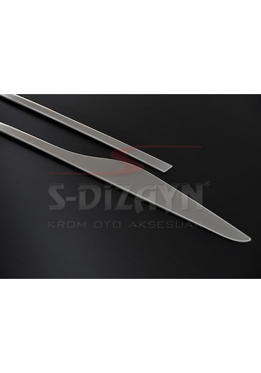 S-Dizayn Renault Clio 4  HB Krom Yan Kapı Çıtası 4 Prç. 2012 Üzeri