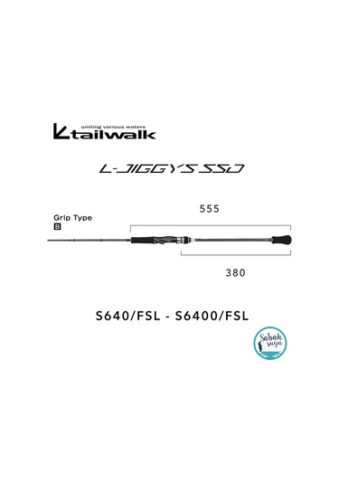 Tailwalk Ssd L-jiggys S6400/fsl 1.94mt Max 80gr S2p Light Jigging Kamış
