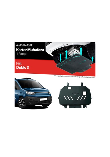 Fiat Doblo Çelik Karter Muhafaza Koruma 2023 2024 2025