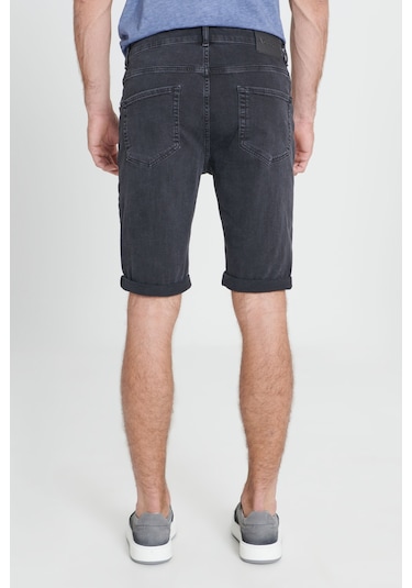 Ac&Co / Altınyıldız Classics Erkek Antrasıt Slim Fit Dar Kesim Pamuklu Esnek Denim Şort Antrasit