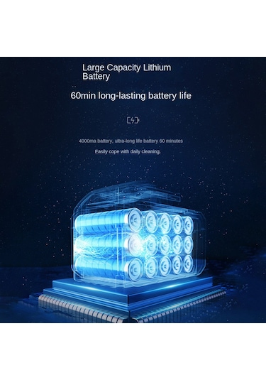 Savoringdetails 80000pa 2'si 1 Arada Araba Ve Ev Elektrikli Süpürgesi Kablosuz Şarjlı Toz Alma Cihazı