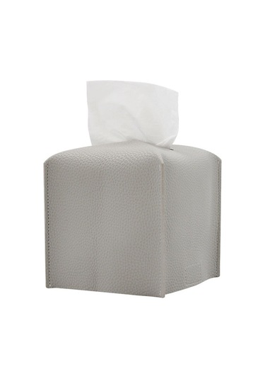 Dianziye Kahverengi Küçük Pu Deri Mendil Kutusu - Ev Otomobil Dekoratif Kullandım, Pratik Ve Dayanıklı