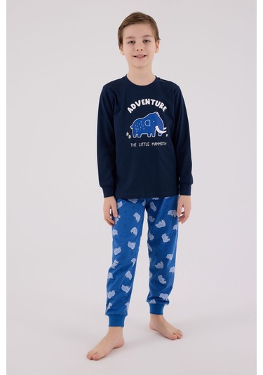 Rolypoly Erkek Çocuk Lacivert Pijama Takımı Rp3667-c-v2