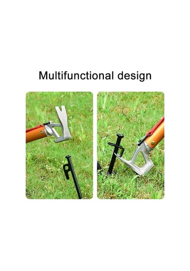 Novahub Açık Kamp Çok Fonksiyonlu Çadır Zemin Çakır Çekiç Gümüş Turuncu, Küçük Boyutlu Turuncu