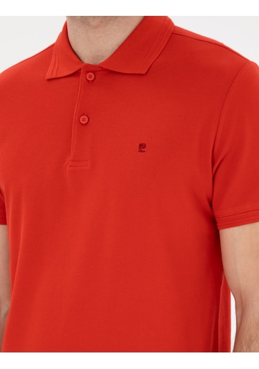 Pierre Cardin Erkek Kırmızı Tişört Basic 50306448-vr030 Kırmızı