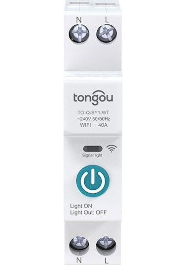 Tuya Wifi Akıllı Devre Kesici Kablosuz Uzaktan Kumandalar Çok Renkli