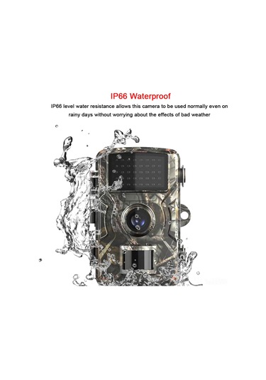 Tenfowee 16mp 1080p Ip66 Su Geçirmez Dışarıda Kullanım Hayvan İzleme Kamerası, 38 Infrared Işık, Fotoğraf/video Modu, 2.0 İnç Ekran, Av Ve Gözlem İçin Taşınabilir Çok Renkli