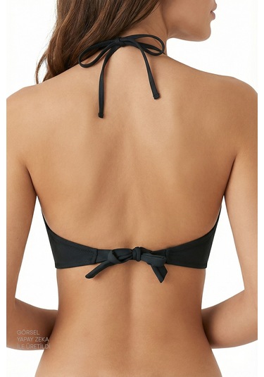 Penti Siyah Straplez Bikini Üstü