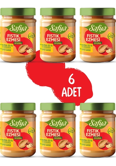 Safya Original Fıstık Ezmesi 320 Gr X 6 Adet