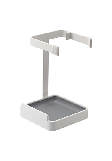 Xindoker Beyaz Demir Mutfak Rakusu - Tencere Kapağı Ve Kaşık Tutucu, Su Toplama Tankı İle, Uzun Ömürlü, Alan Tasarrufu, B Modeli 10x12x15 Cm Diğer