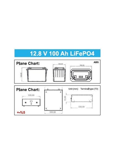 Megacell 12v 100 Amper Abs Kasa Lifepo4 Akü