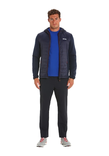Slam Act Hood Hybrıd Fleece W13 Lacivert