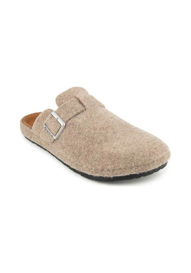 Ranta 36803 Anatomik Keçe Erkek Terlik Bej Bej