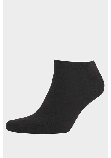 Defacto Kadın 7li Pamuklu Patik Çorap E9985axnsbk23 Siyah