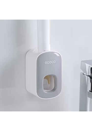 Ecoco Gri Diş Macunu Sıkacağı Beyaz