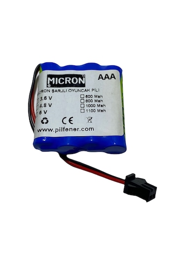 Micron 4.8v 600 Mah Aaa Uzaktan Kumandalı Şarjlı Araba Pili (Batarya)