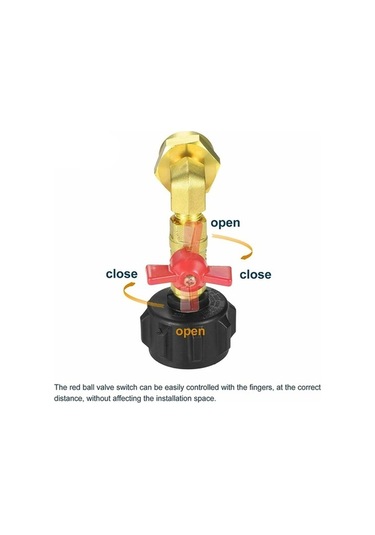 Pazly Tipi Suntek Qcc1 Propan Doldurma Derece Adaptörü 90 Fe