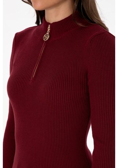 U.s. Polo Assn. Kadın Bordo Kazak /triko 50316869-vr014 Bordo