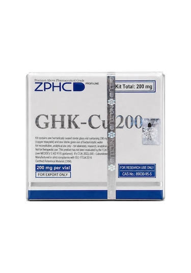 Zphc Ghk-cu 200mg Kit Lyophilized Peptide + Bacteriostatic Water Fiyatları ve Özellikleri