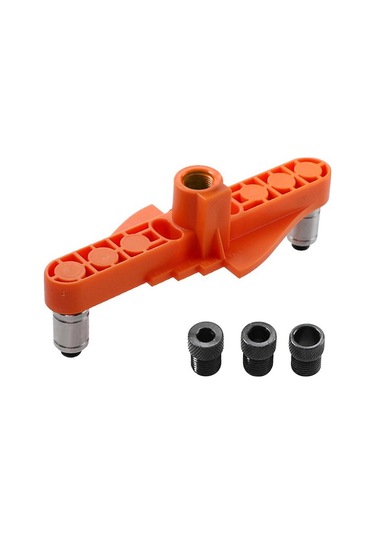 Hha Ikisi Bir Arada Düz Delik Delme Bulucu Seti Abs Kendinden Merkezleme Scriber Yuvarlak Zıvana Yumruk Dıy Ağaç Işleme Araçları Turuncu