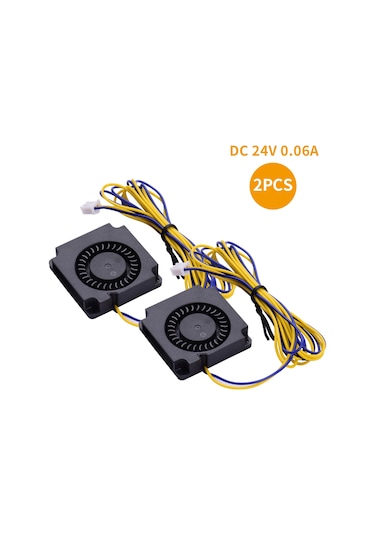 Üfleyici Fan Fırçasız Soğutma Fanı 40 Siyah 2 Adet