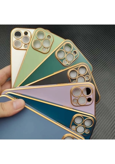 Xiaomi Redmi Note 11e Kılıf Luxury Seri Kamera Korumalı Silikon Kapak