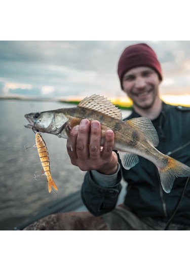 Tenfowee Plastik Dayanıklı Somon Yemi 13.7cm 27g Uzak Atışlı, Keskin İğneli, Canlı Renkli 5 Seçenek Jm034-5