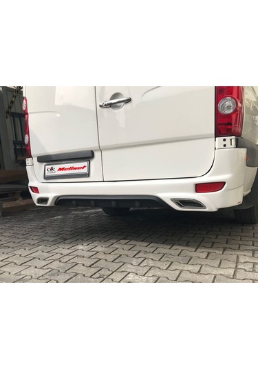 Meliset Mercedes Sprinter W906 2014 Facelift Çift Egzos Arka Tampon Geçme