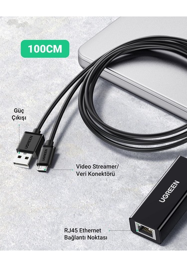 Ugreen Usb-a To Ethernet Rj45 Adaptör, 30985