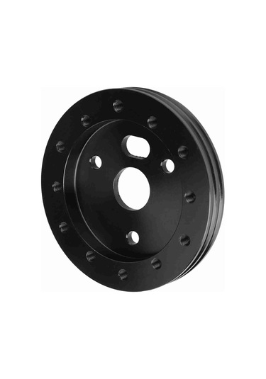 Moveevo 0.5 İnç Alüminyum Direksiyon Spacerı - 6 Delikten 3 Delik Adaptörü, Siyah Cnc İşlenmiş, Evrensel Uyumlu