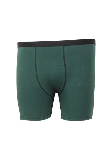 Starbattal Erkek Büyük Beden Likralı Uzun Paça Boxer 11906 Hakı-hakı Haki