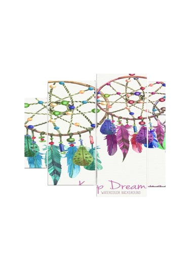 Suntek Magideal 5 Adet Modern Sanat Bohemya Tarzı Pvc Boyama 1 numara