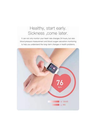 Singree Y68 1.44'' Dokunmatik Ekran Akıllı Spor Saat