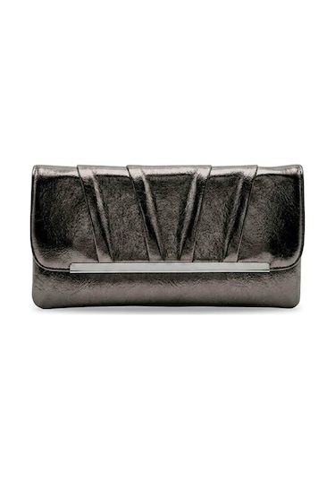 Varol 441 Clutch Kadın Portföy Çanta Platin
