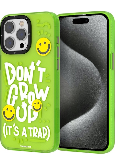 Youngkit Happy Hearth Serisi iPhone 15 Pro Max Uyumlu Kılıf Kapak