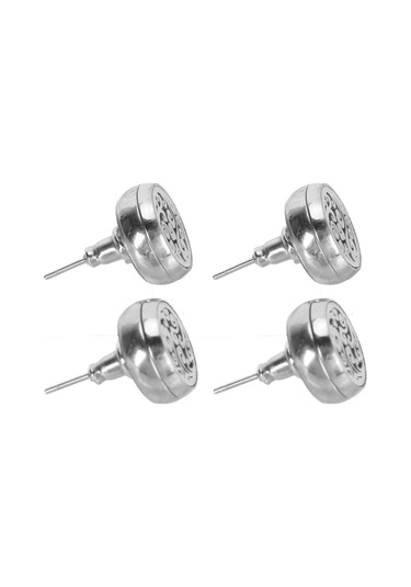 Moveevo Stainless Steel Aromatherapy Diffuser Küpe Seti - Meditasyon Ve Günlük Kullanım İçin Uyku Ve Rahatlama Yağları Dağıtıcı Mükemmel Hediye Diğer