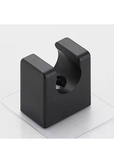 Primepickings Siyah Kullanışlı Ayarlanabilir Cilalı Kendinden Yapışkanlı El Emme Matkapsız Duş Başlığı T 2 Katlı Gri