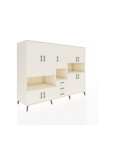 Kronos Dolap 13 Raflı 3 Çekmeceli 9 Kapaklı 220x59x163 Aytaşı-ayt Aytaşı-aytaşı