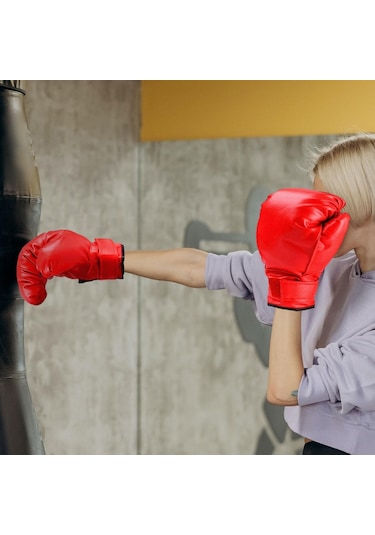 Suntek Mma Eldiven Fitness Dövüş Kırmızı-yetişkin Kırmızı