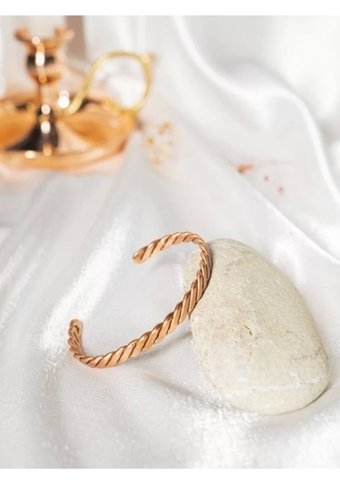 Bakır Concept Rose Mat Bakır Bileklik Çok Renkli