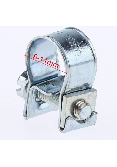 Pazly Yakıt Suntek Kelepçeleri Hortum Dizel Borusu Boru Benzinli 10x Qm 0.5 MM