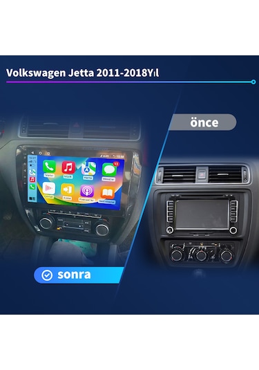 Volkswagen Jetta 2011-2018 Yıl Multimedya 1-16 Gb Navigasyon